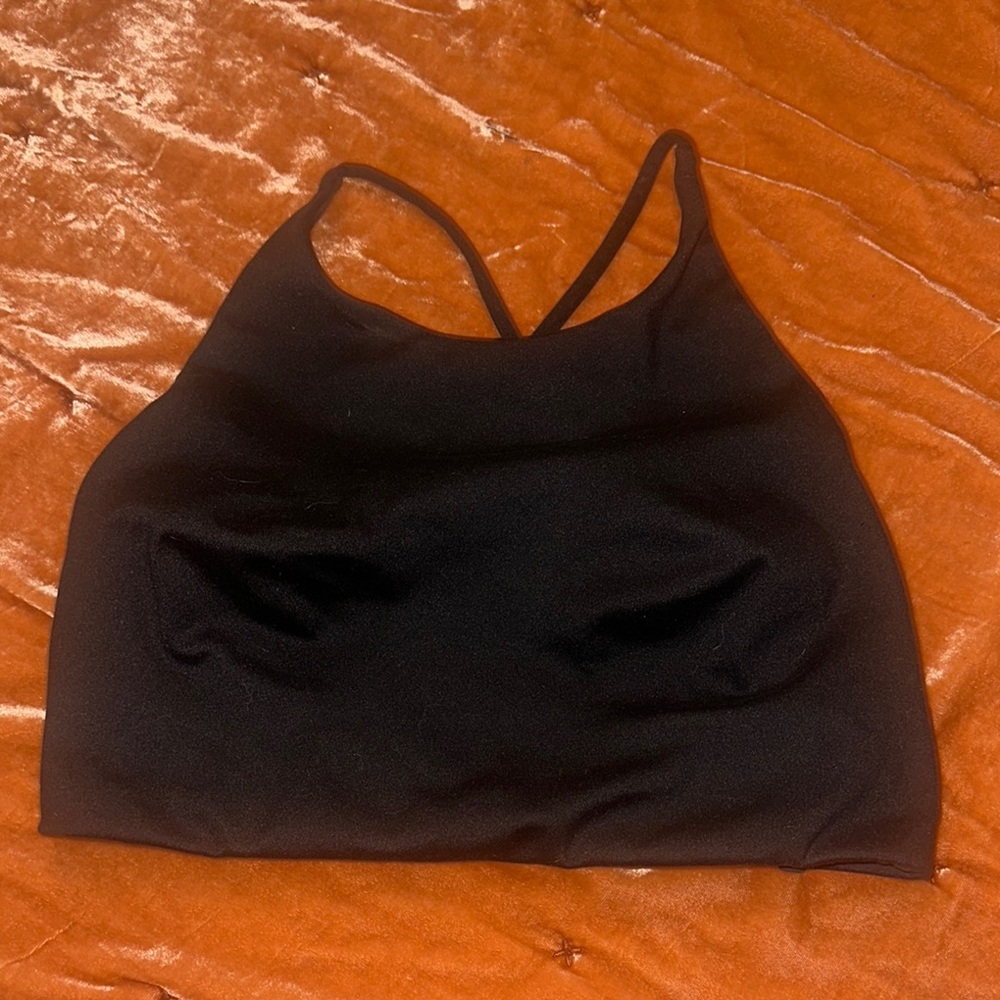 Women's Victoria’s Secret Black Open Back Criss-Cross Bralette/Top